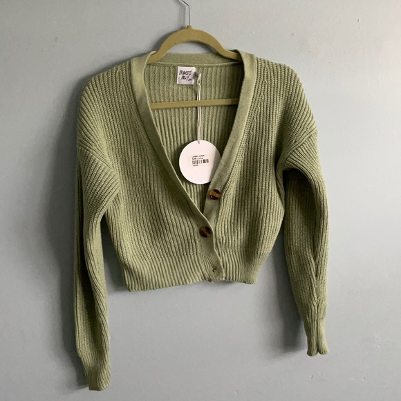 PRINCESS POLLY - LANDON CROPPED CARDIGAN - Picture 1 of 2